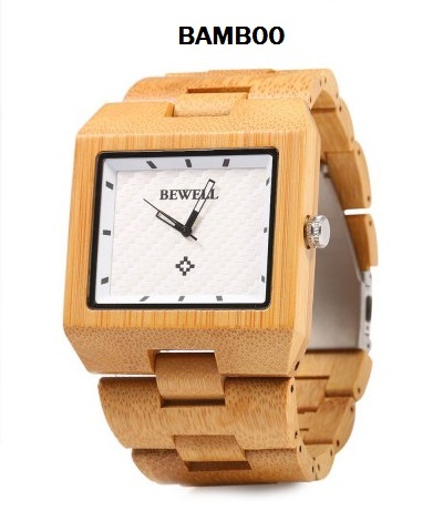 Natural Wood Japan Quartz Watch for Men!
