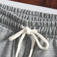 Elastic Waist Drawstring Shorts - Thumbnail 2