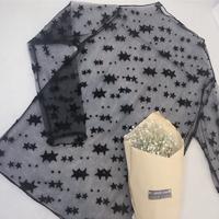 Star Black Mesh Long Sleeve Top - Thumbnail 4