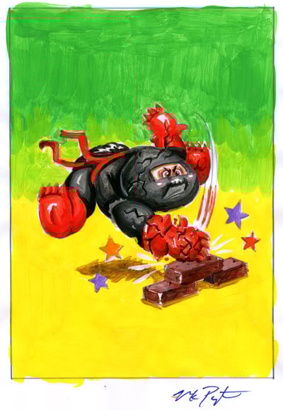 Nin JORDAN / SEAN Obi Color Rough - Disasters of the Universe Series 3 2017