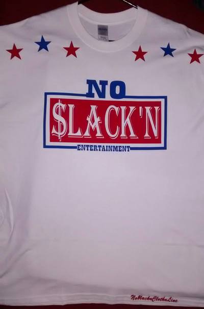 N$E No$lacknEnt. (White,Red&Royal Blue) PlateTag T-Shirt.