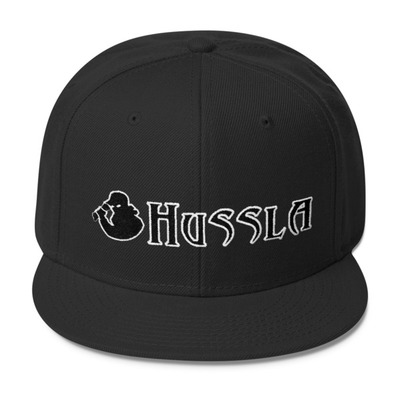 Hussla black white 0617 Wool Blend Snapback
