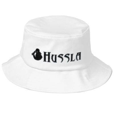 Hussla black grey 0617 Old School Bucket Hat