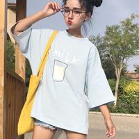 Milk Tee (Pink / Blue) - Thumbnail 3