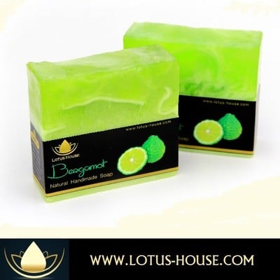 Lotus House Bergamot Natural Handmade Soap (300g) / 3 Bars