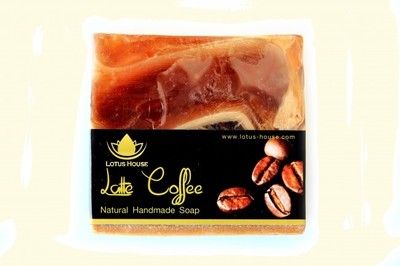Lotus House Latte Coffee Natural Handmade Soap (300g) / 3 Bars