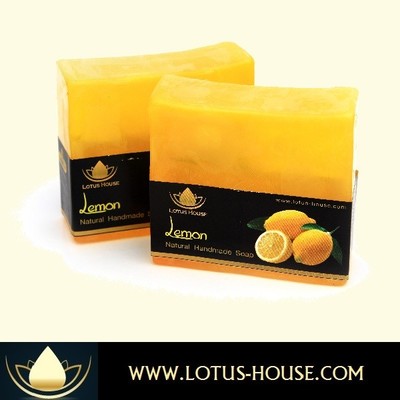 Lotus House Lemon Natural Handmade Soap (300g) / 3 Bars