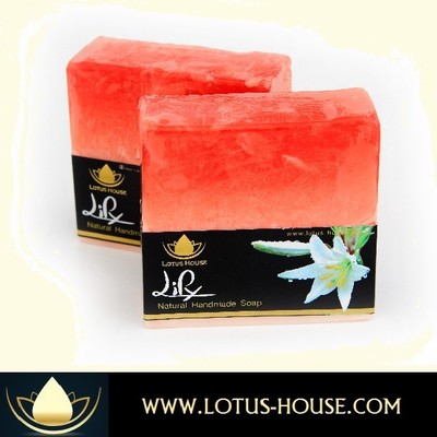 Lotus House Lily Natural Handmade Soap (300g) / 3 Bars