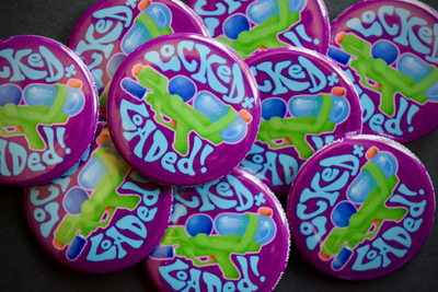 Locked+Loaded Watergun 1.5" Pinback Button