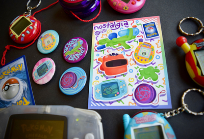 Nostalgia Bundle Pack (Stickers+Buttons)