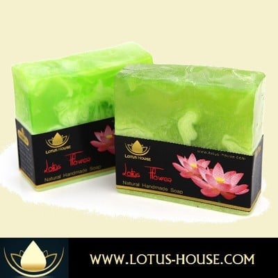 Lotus House Lotus Flower Natural Handmade Soap (300g) / 3 Bars
