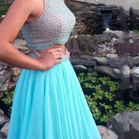 Two Pieces Homecoming Dresses,Pretty Party Dress,Charming Homecoming Dress,Graduation Dress,Homecoming Dress,Short Prom Dress D52 - Thumbnail 2