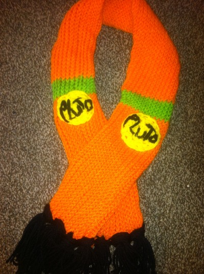 Pluto inspired scarf