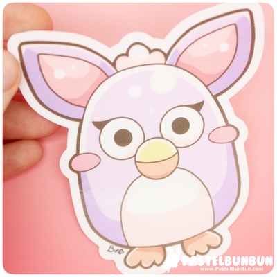Furby Jumbo Sticker