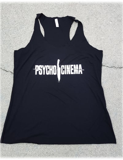 Psycho cinema ladies tri-blend premium tank top
