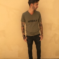 Antisocial AF Unisex Tee - Thumbnail 2