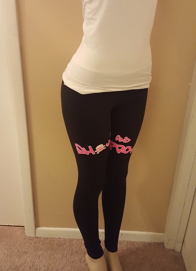 Show and Prove logo leggings