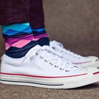 5 Pairs Multicolor Diamond Socks - Thumbnail 3