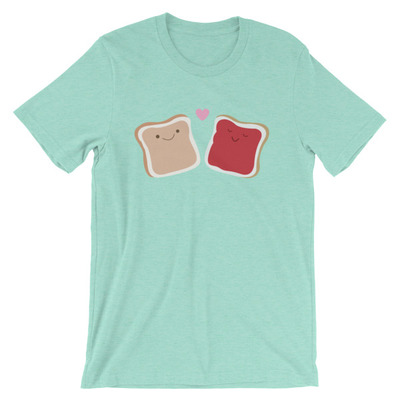 PB & J 4 Ever! Unisex short sleeve t-shirt