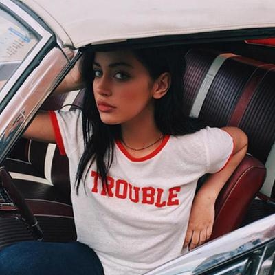 Trouble printed t-shirt - Thumbnail 5