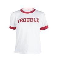 TROUBLE Printed T-shirt - Thumbnail 2