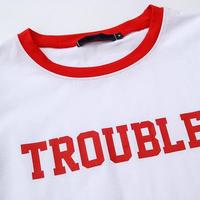 TROUBLE Printed T-shirt - Thumbnail 3