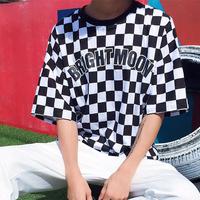 BRIGHT MOON Checker Tee - Thumbnail 1
