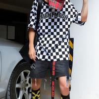 BRIGHT MOON Checker Tee - Thumbnail 2