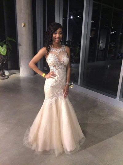 Sexy Mermaid Tulle Prom Dresses Lace Appliques Women Party Dresses