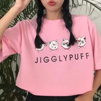 Pink JIGGLY PUFF Printed Tee - Thumbnail 3