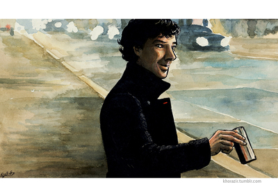 Sherlock Artprint: "Fuck Off"