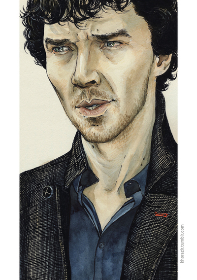 Sherlock Artprint: "Scruff"