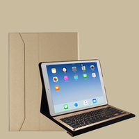 Protective Leather Case With Keyboard For iPad 2017 Air 2 iPad Pro 9.7 12.9 Inch IPCK06 - Thumbnail 2