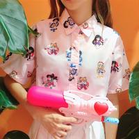 Sailor Moon Anime Girl Blouse - Thumbnail 1