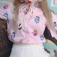 Sailor Moon Anime Girl Blouse - Thumbnail 3