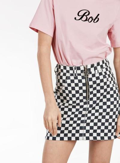 Checkered Skirt