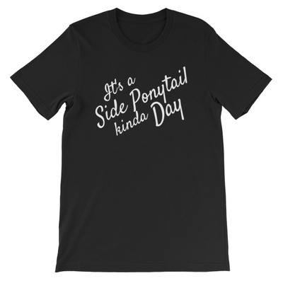Side Ponytail Day Unisex short sleeve t-shirt
