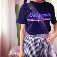 White / Black California Tee - Thumbnail 2