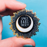 SPACE BABE SOCIETY enamel pin - Thumbnail 2