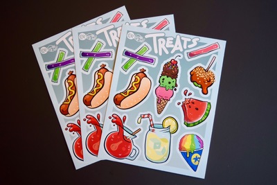 Summer Treats Sticker Sheet