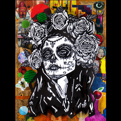 "Mercedes" 12x16" Print on Wood