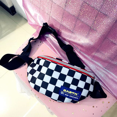 Harajuku checker chest bag - Thumbnail 2