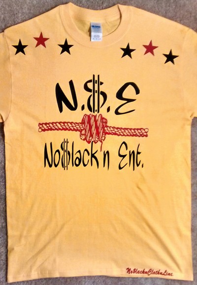 N$E No$lacknEnt. (Yellow,Black&Red) Business T-shirt.