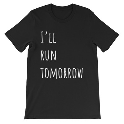 Run Tomorrow Unisex short sleeve t-shirt