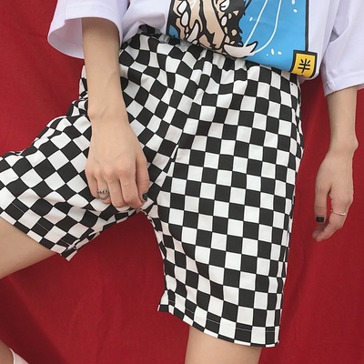Checkered Unisex Shorts