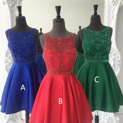 Pretty homecoming dresses,pretty party dress,charming homecoming dress,graduation dress,homecoming dress,short prom dress d60 - Thumbnail 3