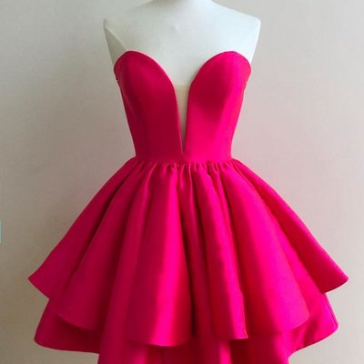Homecoming dresses,pretty party dress,charming homecoming dress,graduation dress,homecoming dress,short prom dress d63 - Thumbnail 4