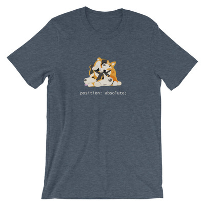 Corgi absolute position shirt (unisex) - Thumbnail 2