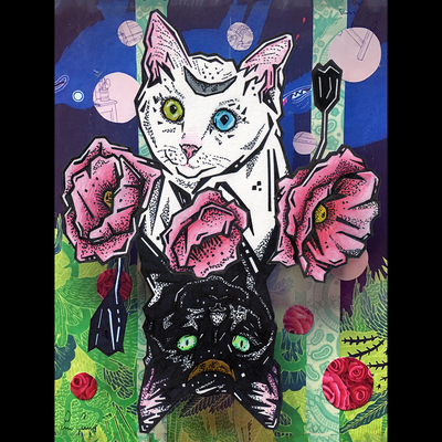 "Duality" 8x10" Print on Wood