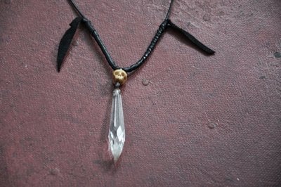 Crystal death necklace 50%off